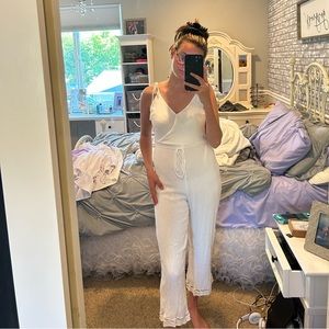 Women’s white jumpsuit!